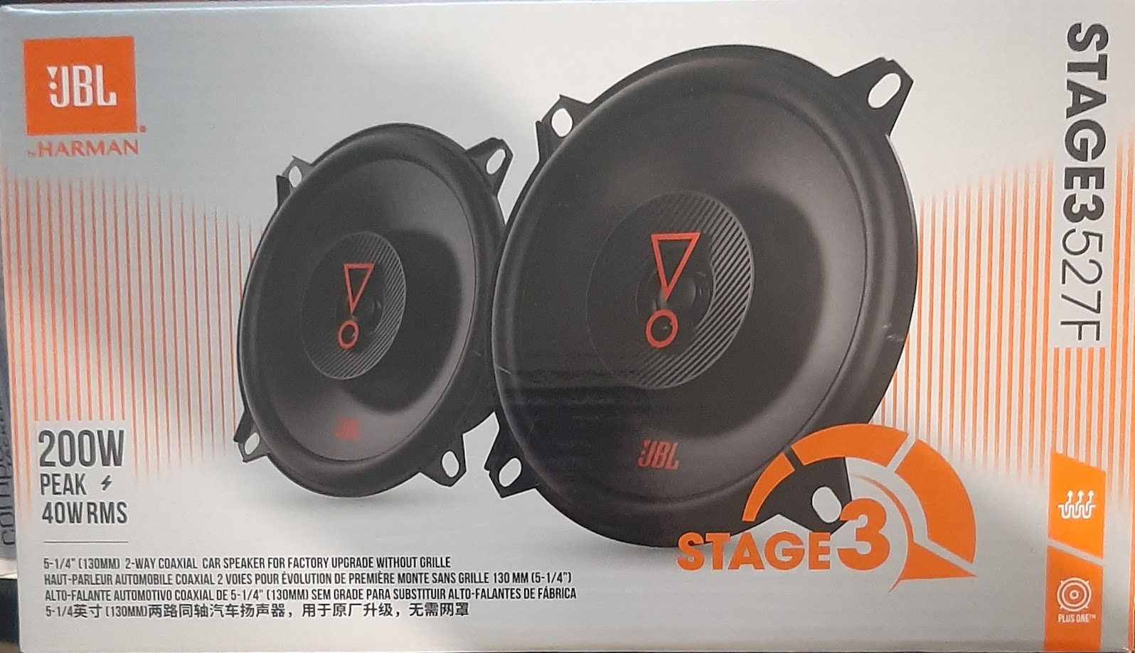 Produit JBL Stage3 527F Haut-parleurs coaxiaux 130 mm