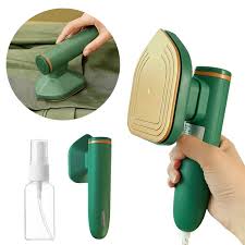 Produit Mini fer à repasser pliable et suspendu, utilisable à sec ou humide
