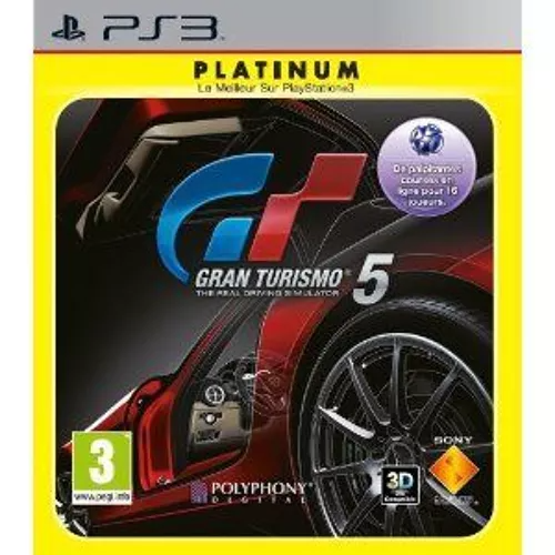 Produit Gran Turismo 5 : Platinum Edition PS3  - Jeu Sony PlayStation 3 / Jeux vidéo